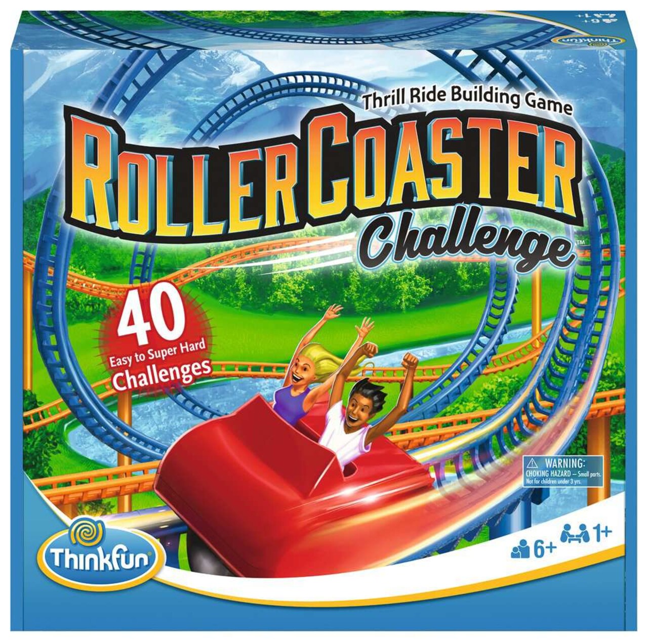 ThinkFun Roller Coaster Challenge Single Player Logic Game